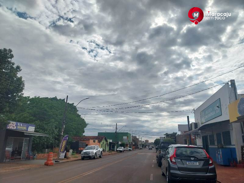 Segunda-feira começa com tempo firme e temperaturas amenas em Maracaju