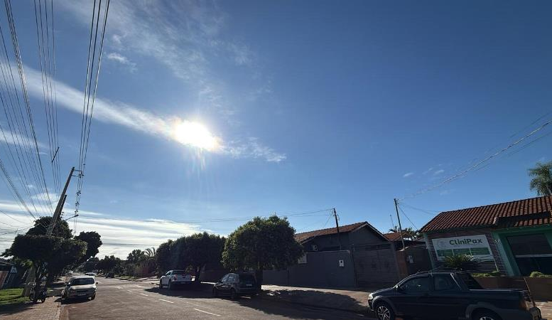 Maracaju sob Instabilidade: Terça-feira terá mescla de sol, nuvens e pancadas de chuva isoladas