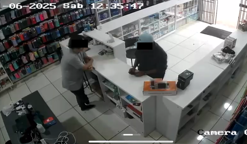 Homem é detido por furto após ser reconhecido em imagens de segurança em Maracaju