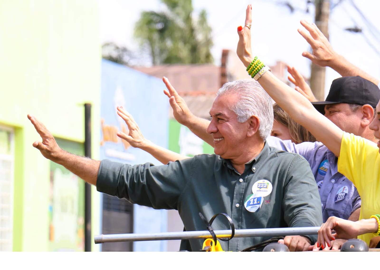 Na Serra da Bodoquena, Reinaldo participa de carreatas e reforça compromisso municipalista