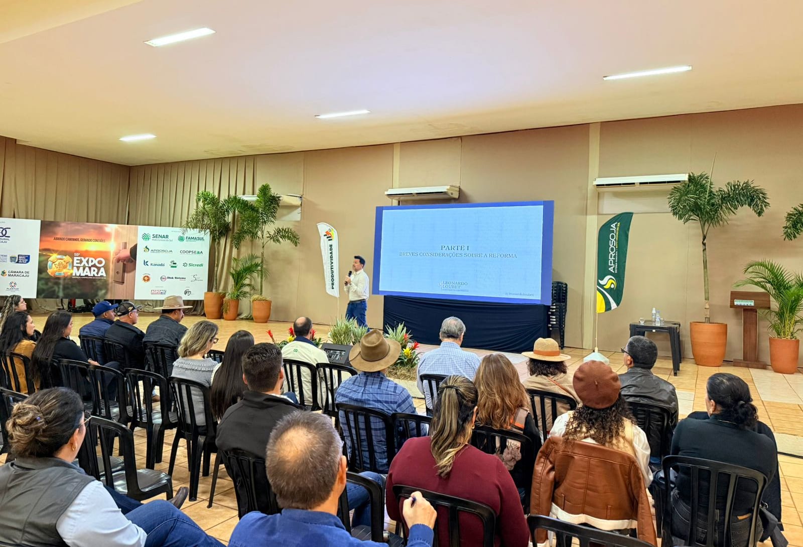 Reforma tributária no Agro é debatida em palestra da Aprosoja na 55ª Expomara