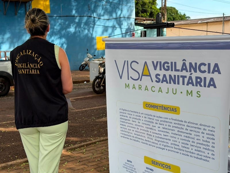 Vigilância Sanitária intensifica ações de conscientização e fiscalização no combate ao tabagismo em Maracaju.