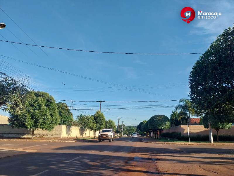 Sexta ensolarada e fria em Maracaju: Amanhecer com nevoeiro e temperatura entre 10 °C e 25 °C