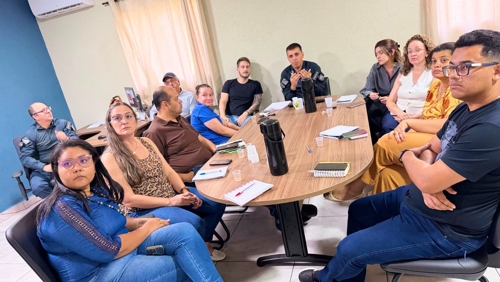 Reunião reúne Poder Público, CONSEMA e forças policiais para fortalecer estratégias de segurança em Maracaju.