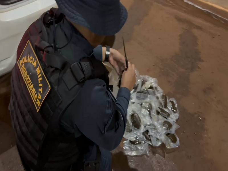 Polícia Militar Rodoviária de Maracaju em combate aos crimes transfronteiriços apreende Haxixe Marroquino