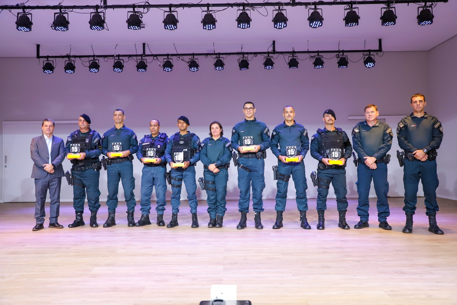 Segurança Pública é fortalecida com novos integrantes da Força Tática e reconhecimento aos destaques de 2025 no 15º BPM.