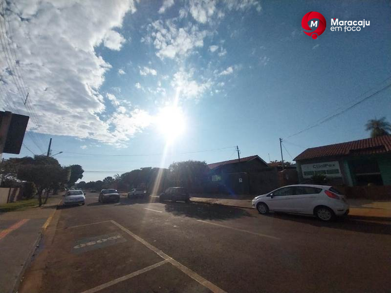 Sexta-feira em Maracaju promete sol firme, calor intenso e céu claro à noite.