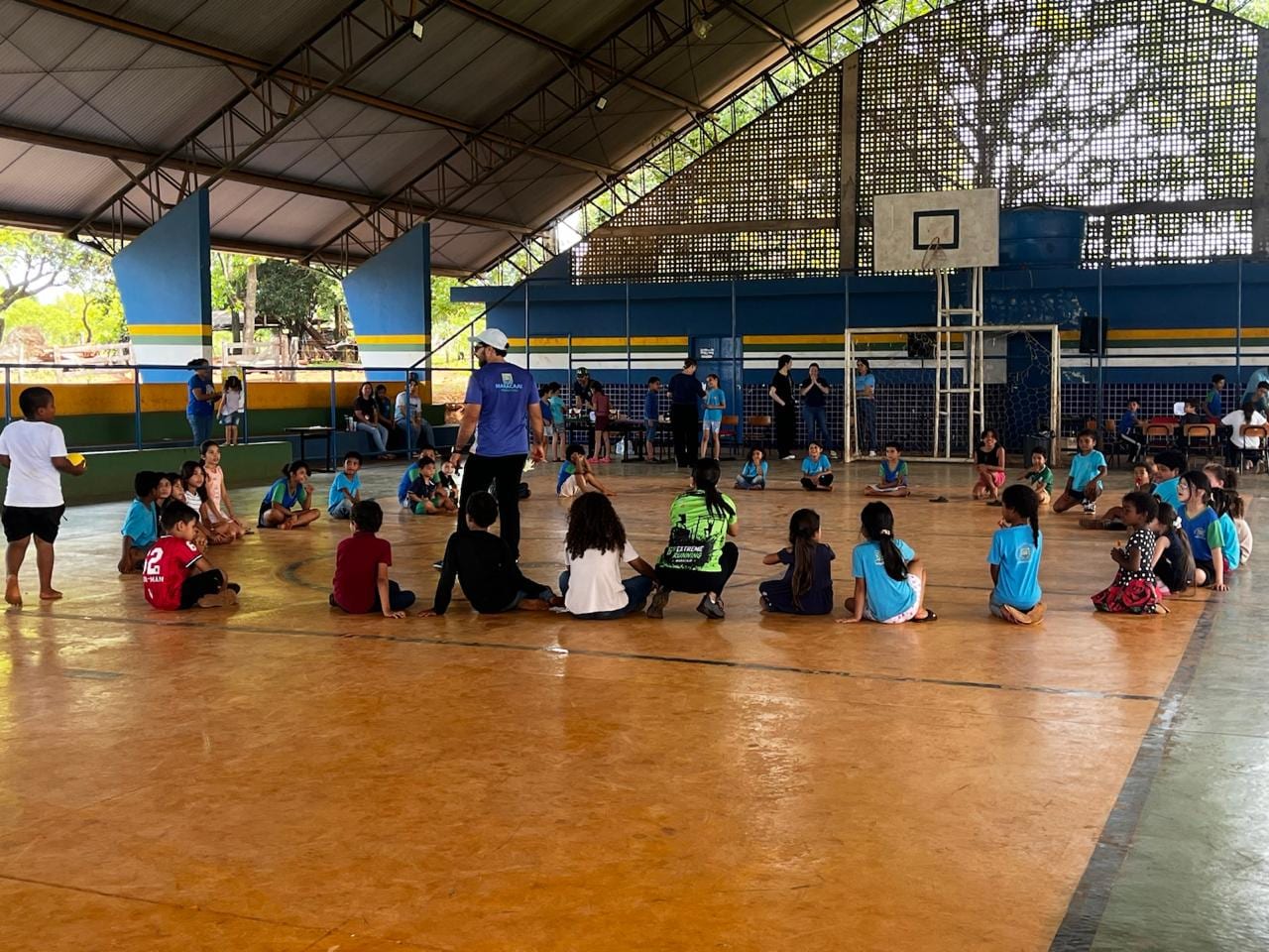 Prefeitura de Maracaju leva Rua de Lazer da Primeira Infância à Comunidade Santa Guilhermina.