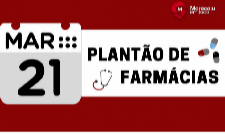 Confira aqui o calendário de plantões das farmácias de Maracaju para o mês de Agosto de 2024.