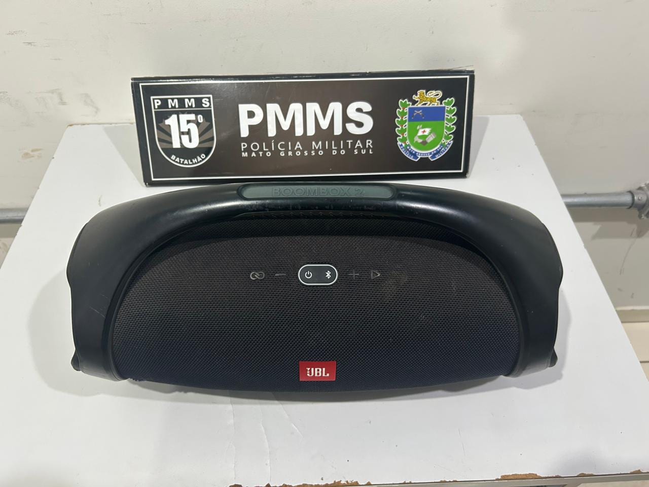 Polícia Militar atende ocorrência de perturbação do sossego e apreende equipamento sonoro em Maracaju