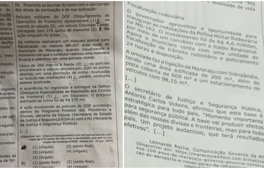 Reportagens do “Maracaju em Foco” são temas de questões do Concurso Público Municipal.