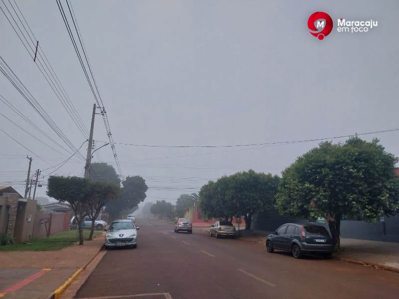 Instabilidade dita o ritmo da segunda-feira em Maracaju com chuva fraca e termômetros até 26°C