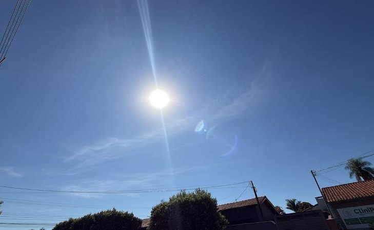 Maracaju: Sol e calor predominam nesta sexta-feira