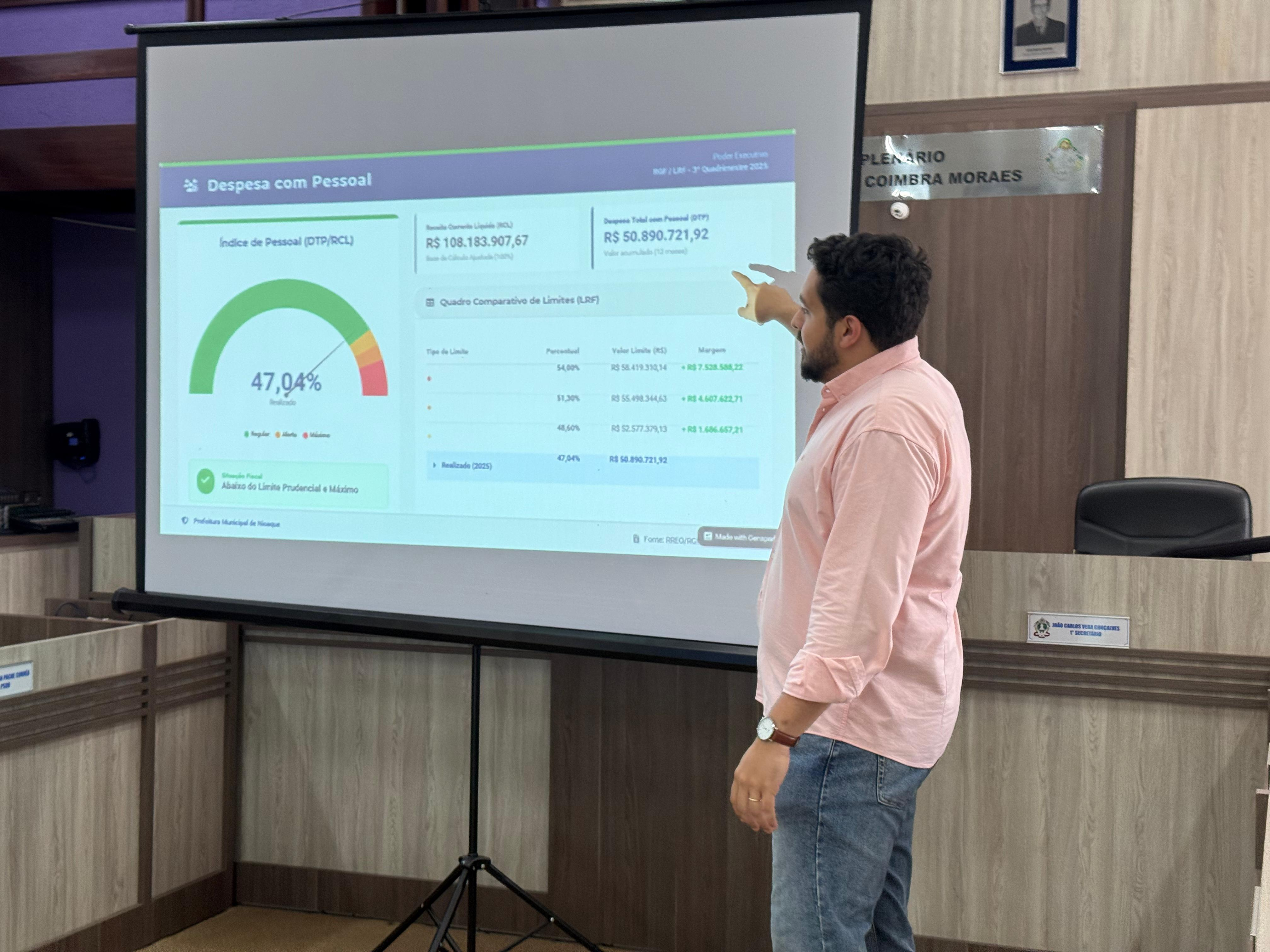 Gestão Municipal de Nioaque encerra 2025 com equilíbrio e segurança fiscal