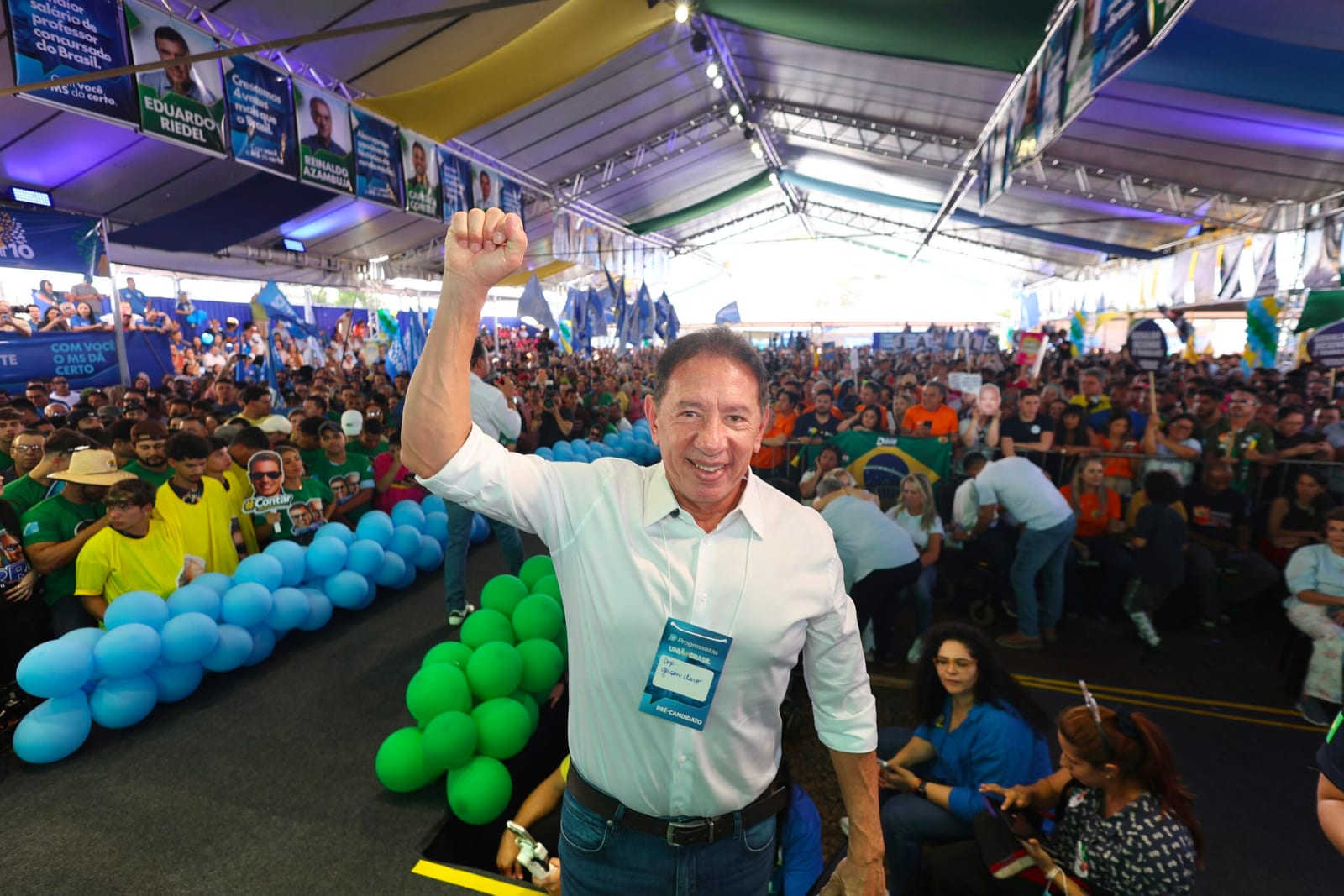 Ovacionado, Gerson Claro reforça protagonismo em convenção que oficializou chapa governista em MS