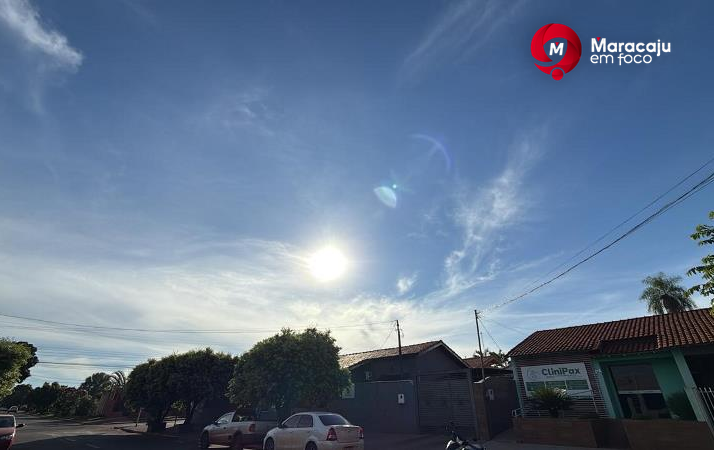 Maracaju sob alerta de temporais: Terça-feira de Outono terá calor e chuva