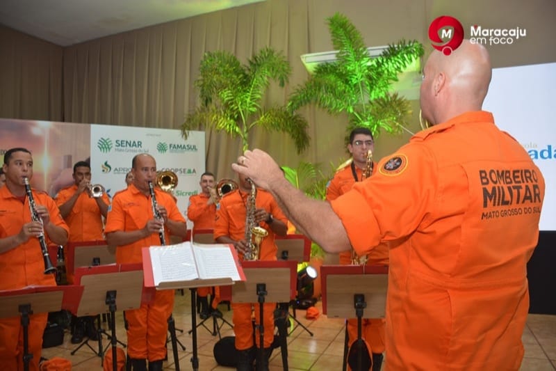 Banda de Música do CBMMS celebra 25 anos e abrilhanta a abertura da 55ª Expomara