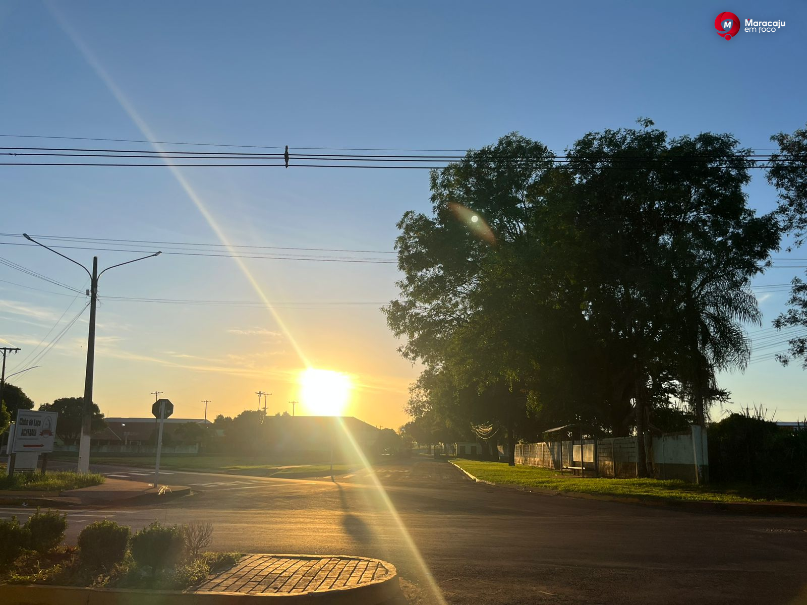 Sexta-feira de sol e calor em Maracaju: termômetros chegam aos 31 graus.