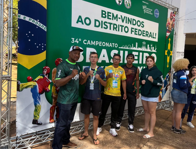 Maracaju brilha no Campeonato Brasileiro de Kickboxing com atletas da Academia Punho de Ferro