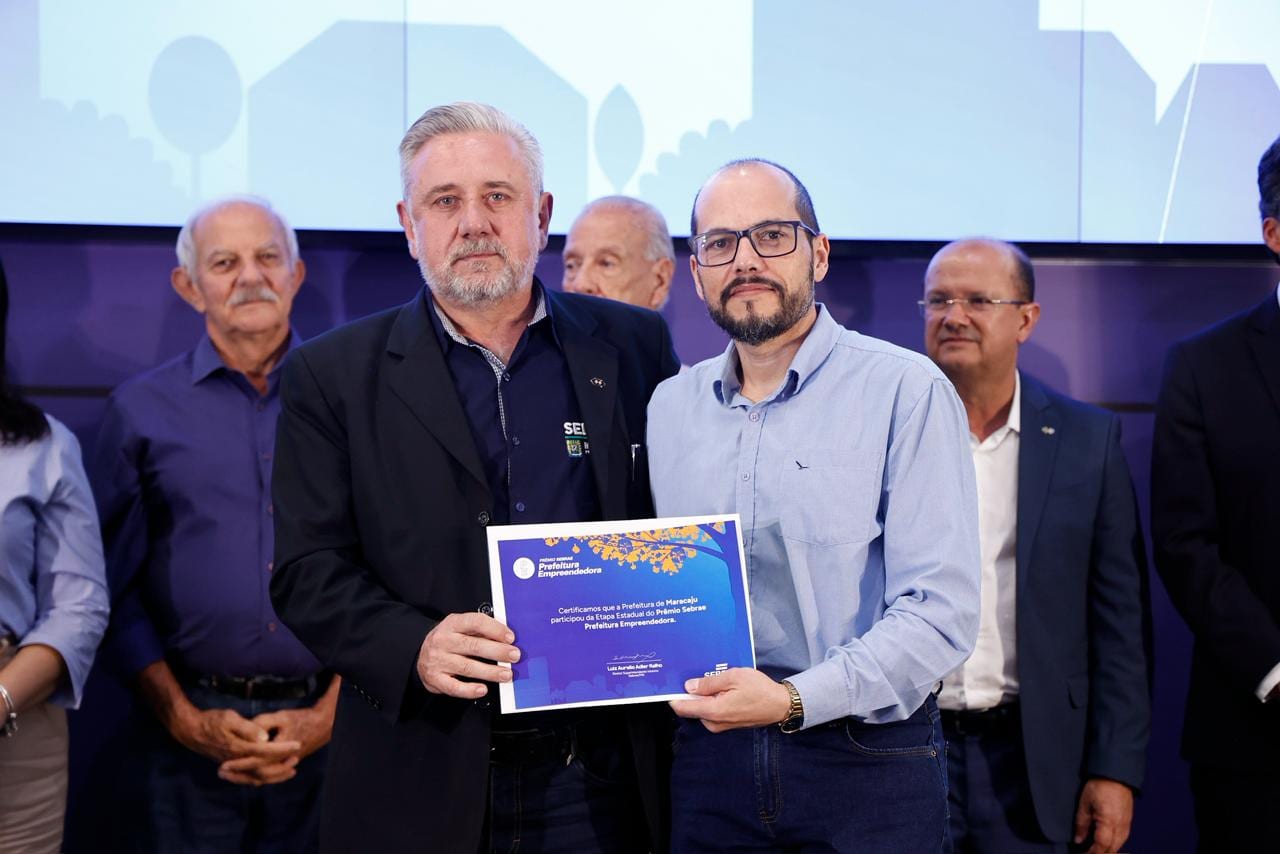 Mais um prêmio: Gestão Marcos Calderan conquista destaque estadual no Prêmio Sebrae Prefeitura Empreendedora 2026
