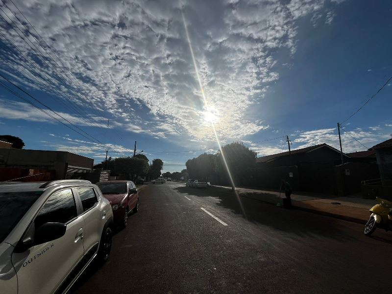 Tempo começa a mudar nesta sexta em Maracaju, há previsão de nova frente fria para o final de semana.