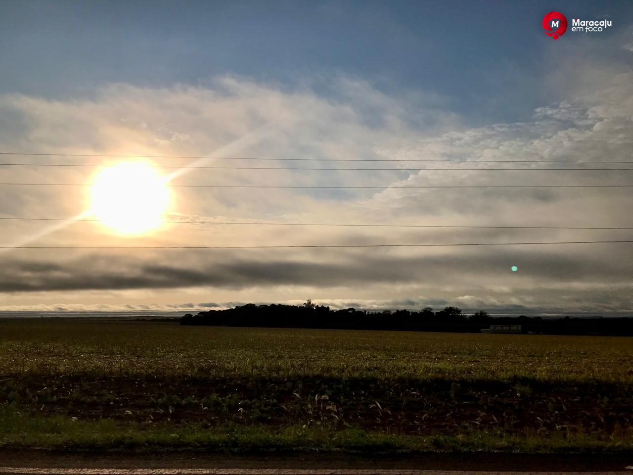 Sábado claro após névoa: sábado ensolarado em Maracaju com queda brusca de temperatura, alerta emitido pelo INMET