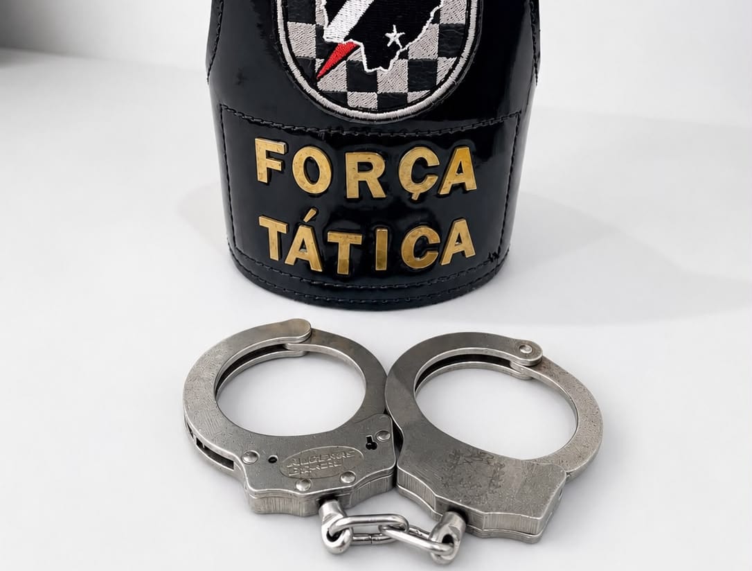 Força Tática cumpre mandado de prisão durante patrulhamento em Maracaju