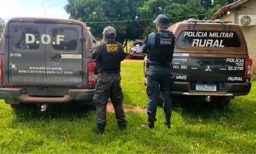 PMMS recupera 34 cabeças de gado furtadas em fazenda de Maracaju.