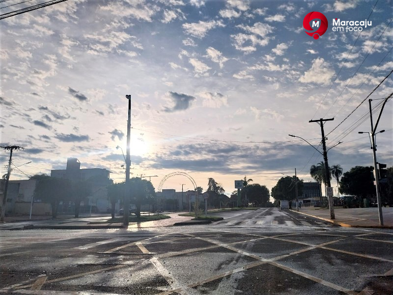 Domingo em Maracaju terá manhã fria e possibilidade de pancadas de chuva à tarde e à noite