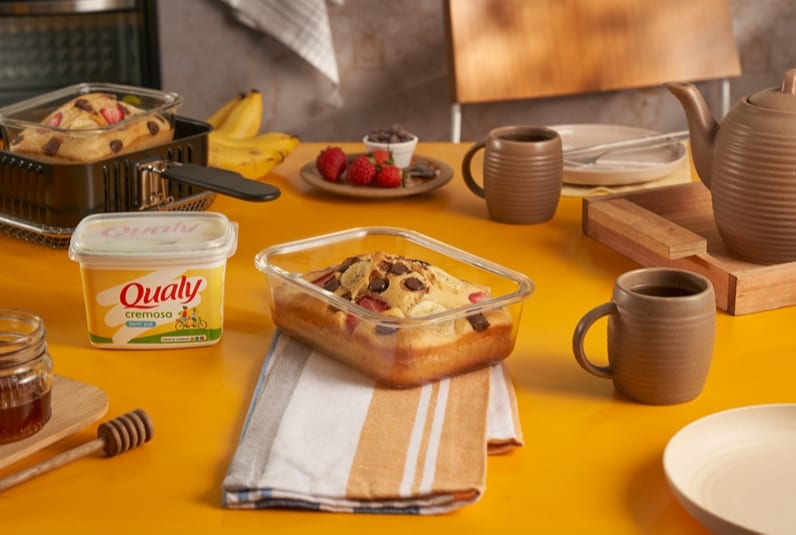 Receita de Panqueca de Travessa Doce na Air Fryer