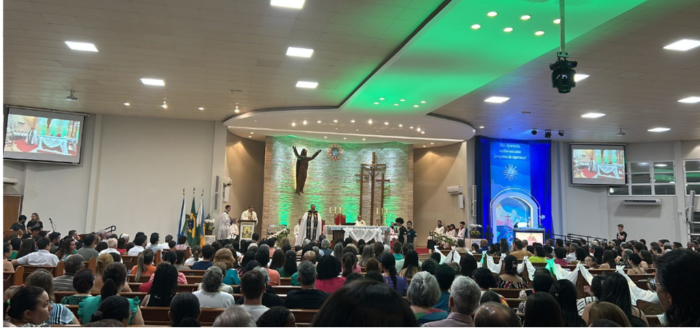 Pedalada com Maria e Missa Solene encerra a novena da Padroeira de Maracaju