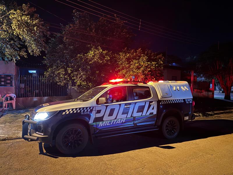 Ocorrência de feminicídio mobiliza Polícia Militar e Polícia Civil em Maracaju