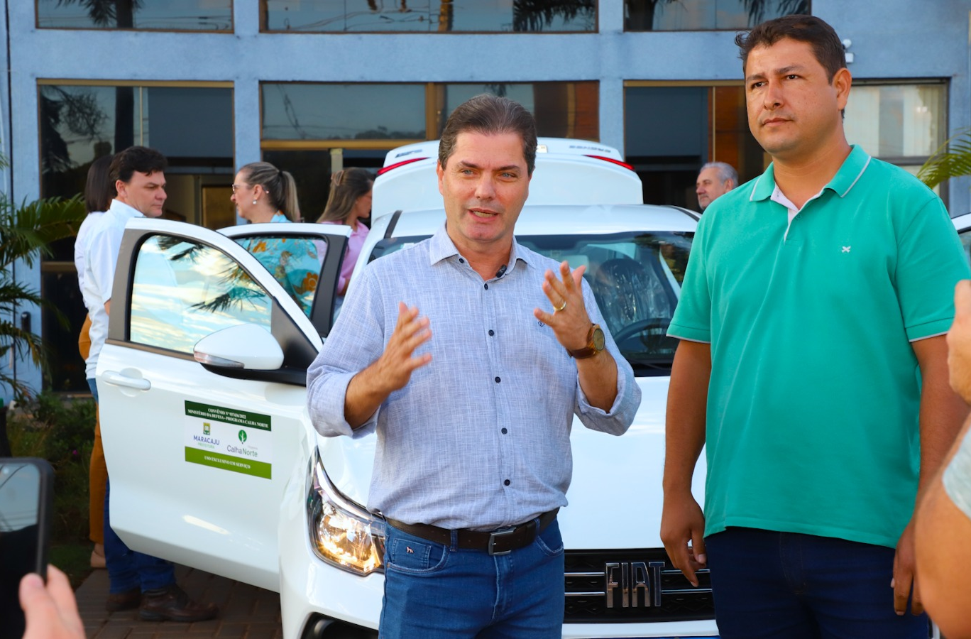 Totalizando 7 veículos: Maracaju recebe novo veículo com emenda de R$ 720 mil do Deputado Beto Pereira.