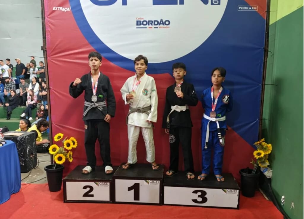 Academia Valiente representa Maracaju e conquista medalhas no Internacional Open de Jiu-Jitsu