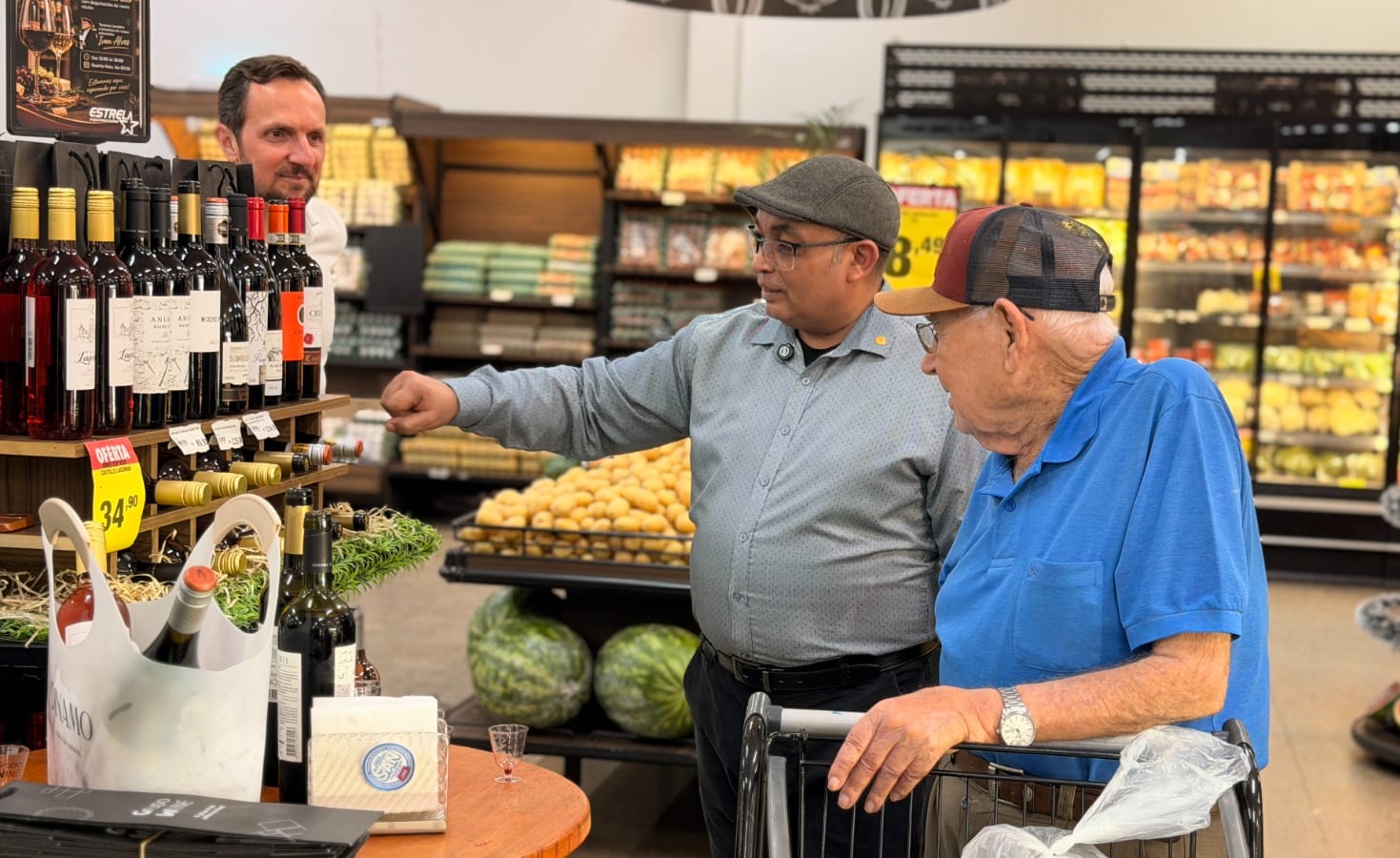 Tarde de Vinhos reúne degustação de rótulos e conhecimento no Supermercado Estrela