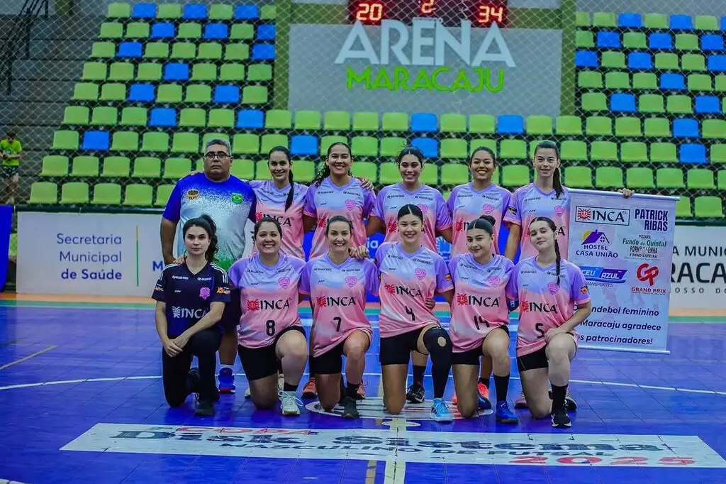 Arena Maracaju sedia torneio de handebol adulto com 14 equipes participantes.