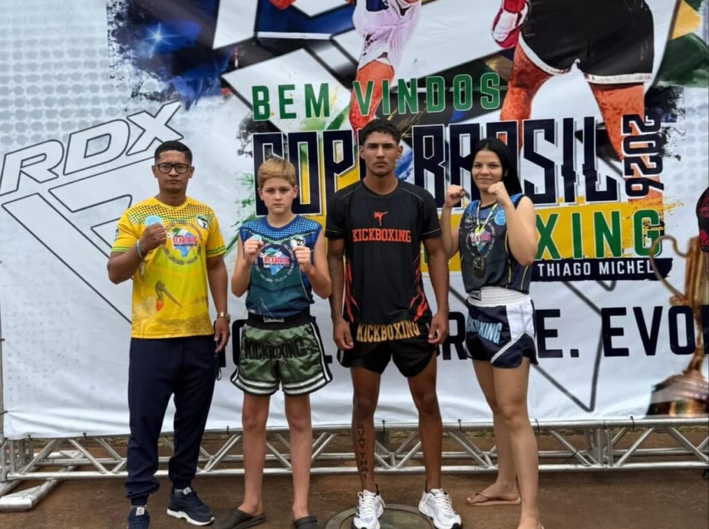 Kickboxing de Maracaju coloca três atletas no pódio da Copa Brasil