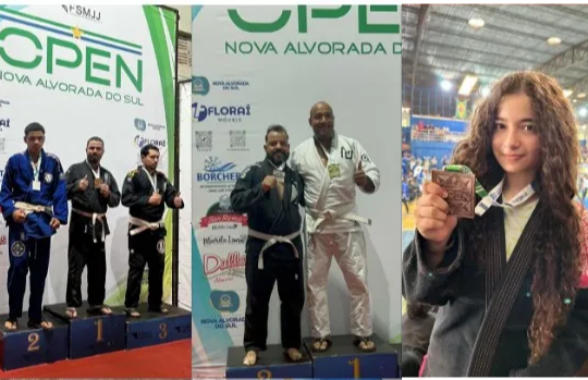Academia Valiente de Jiu-jitsu de Maracaju brilha no Open Nova Alvorada do Sul
