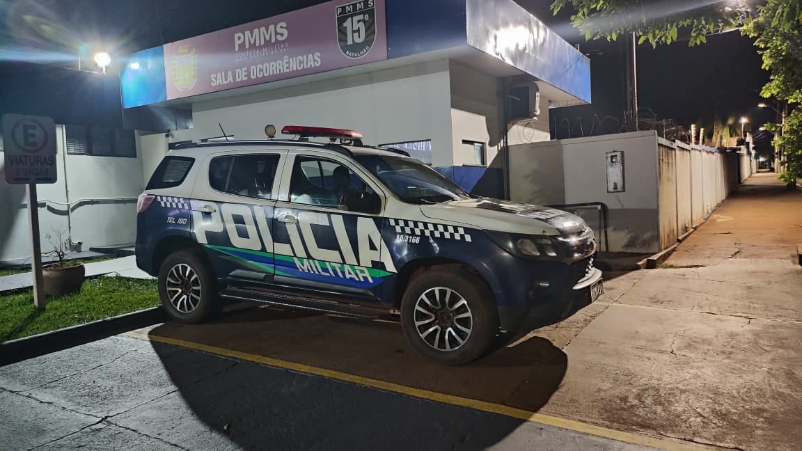 Polícia Militar atende ocorrência de ameaça, injúria e dano em residência e encaminha autor à Delegacia em Maracaju