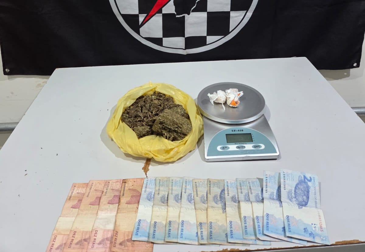 Em Maracaju, Força Tática prende homem por tráfico de drogas no Bairro Ilha Bela I