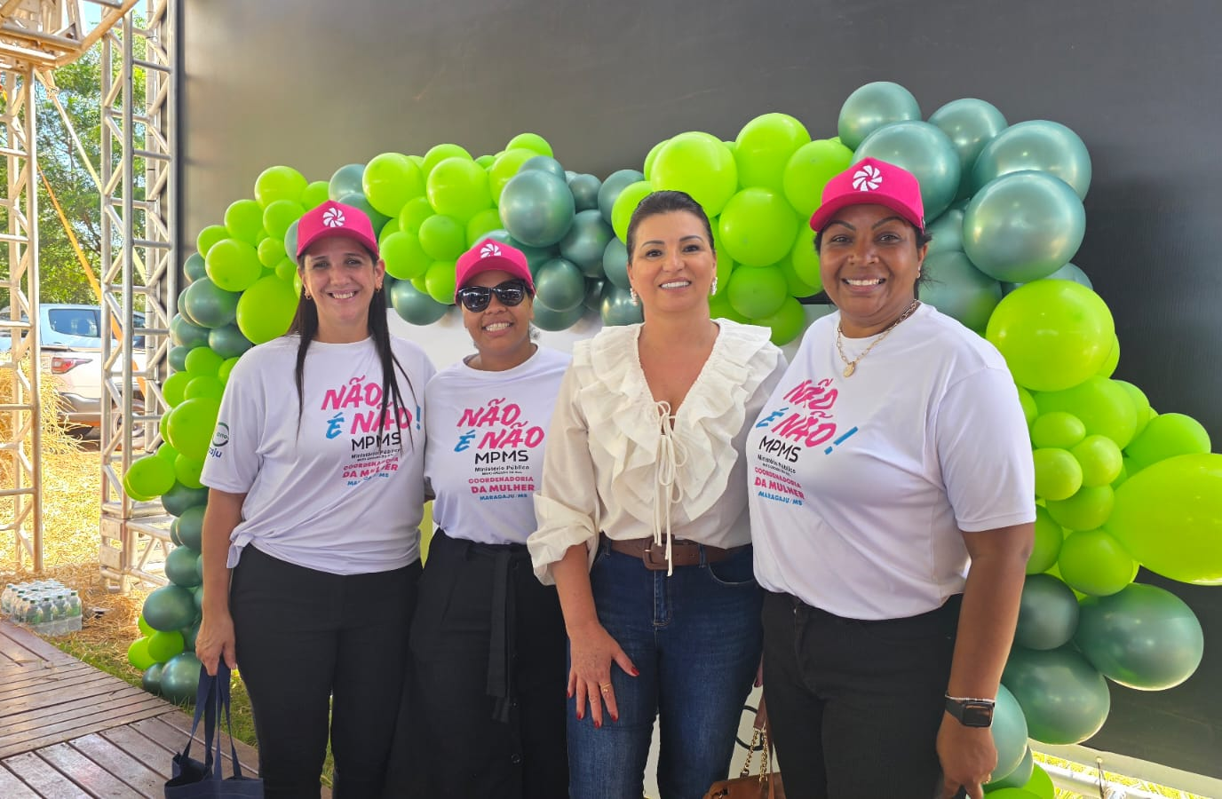 Vozes femininas ecoam na Showtec 2025 com ação da Coordenadoria da Mulher.