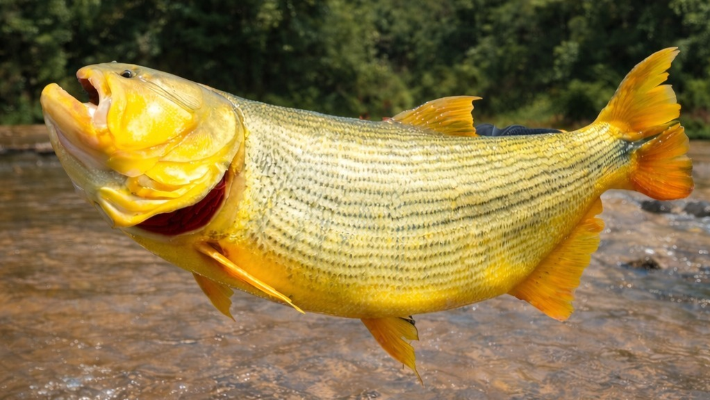 Transporte de peixe-dourado criado em açude exige nota fiscal para comprovação de origem em MS.
