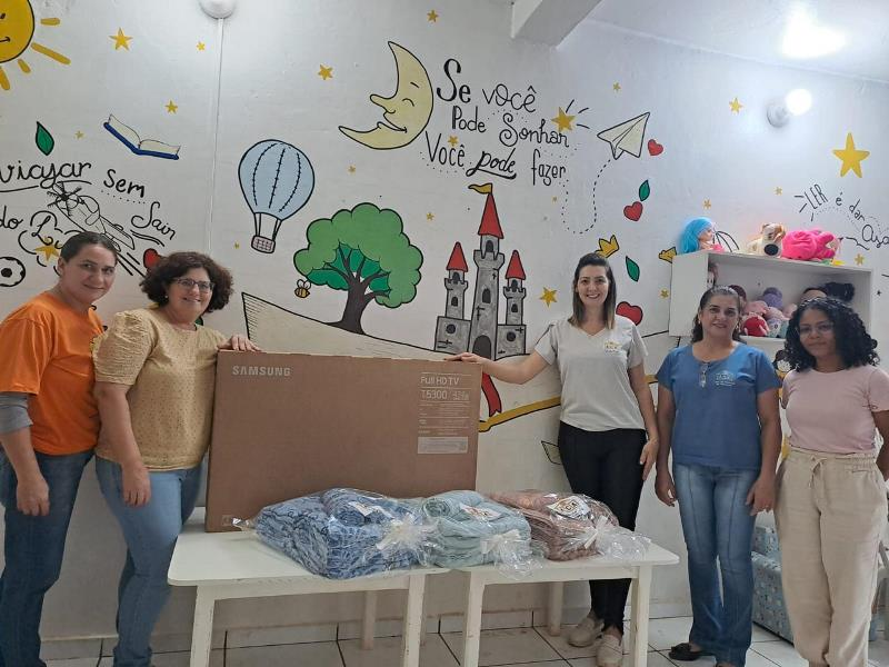 Espaço Vida recebe doação da Casa da Amizade para melhorar acolhimento de crianças