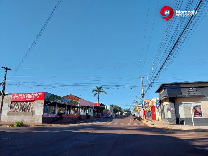 Maracaju sob sol forte e baixa umidade nesta quinta-feira