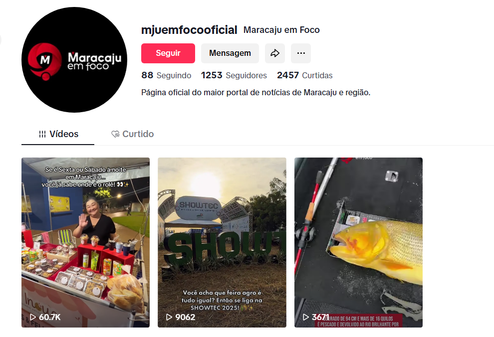 Maracaju em Foco se consolida como referência digital e estreia com sucesso no TikTok