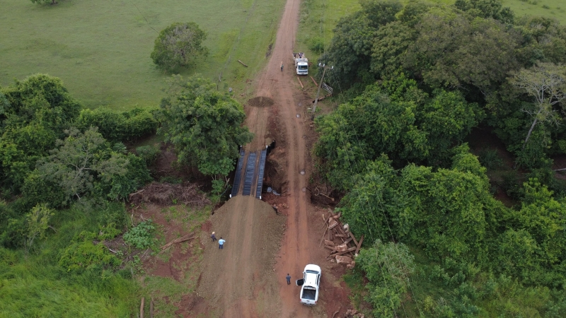 Prefeitura de Nioaque intensifica obras e garante melhorias em pontes e estradas rural