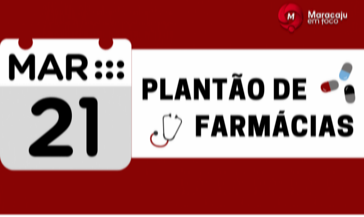 Confira aqui o calendário de plantões das farmácias de Maracaju para o mês de Abril de 2024.