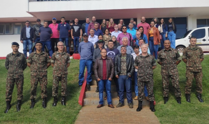 Junta Militar de Maracaju participa de Simpósio na 4º Brigada Militar de Dourados