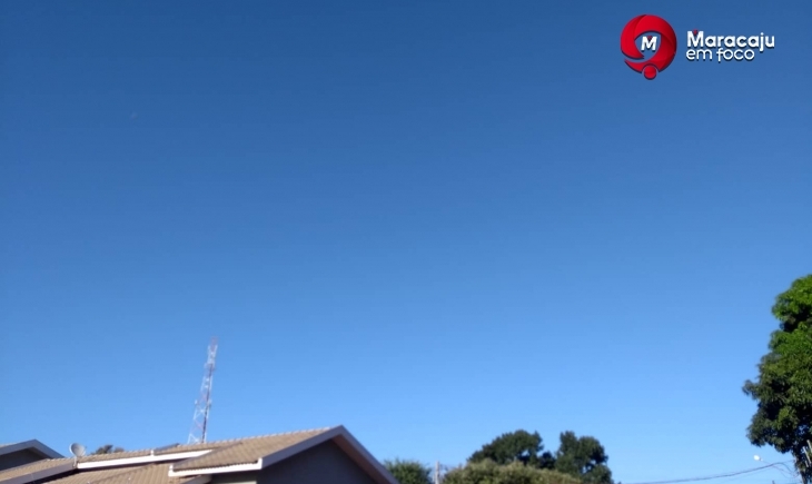 Previsão é de sol e temperatura máxima de 33 graus nesta quarta-feira em Maracaju. Saiba mais.