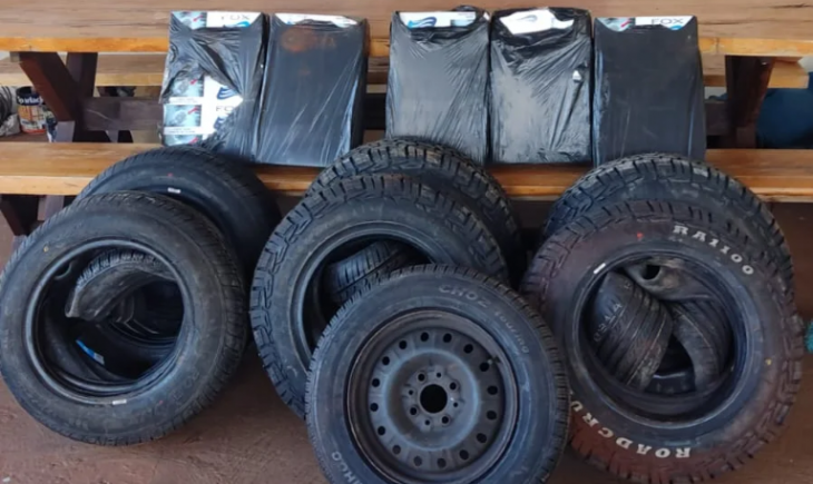 Carga de contrabando e descaminho é apreendido pela Polícia Militar Rodoviária, na MS 164, em Maracaju